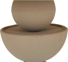 Măsuță auxiliară rotundă cu blat din sticlă ø 40,5 cm Dune – Mauro Ferretti