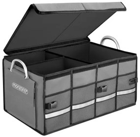 Deuba Organizator valiza gri - 60x35x30cm