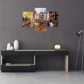 Tablou - Amsterdam, pictură (90x60 cm)