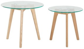Set mese de cafea 2buc. Missoula (transparent). 1009371