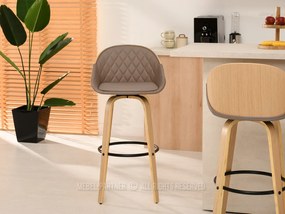 Scaun Hypo (bej + stejar). 1110634