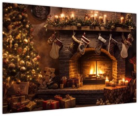 Tablou - Atmosfera de Crăciun (90x60 cm)