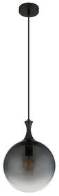 Pendul design modern DALTON negru/fumuriu