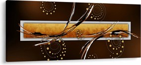 Tablou abstracției - Fluturi (120x50 cm)