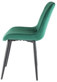 Scaun de bucaterie Rowena, verde închis