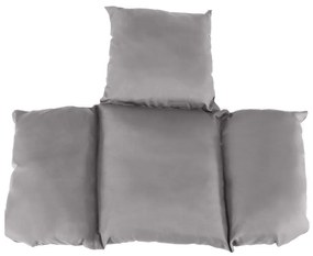 Scaun agăţat, gri, NOLAN NEW