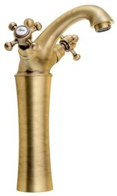 Baterie în culoarea bronzului pentru chiuvetă înaltă Antea – Sapho