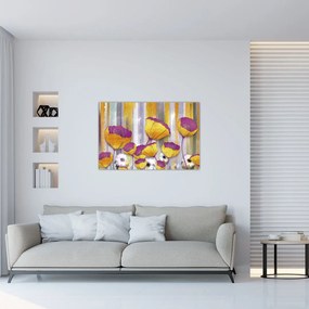 Tablou - Ilustrațir cu flori (90x60 cm)