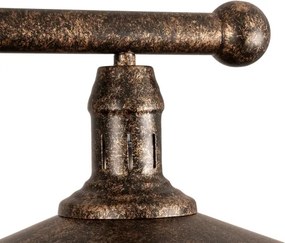 BRILAGI - Lampă suspendată pe tijă FORGE 2xE27/60W/230V cupru/patină