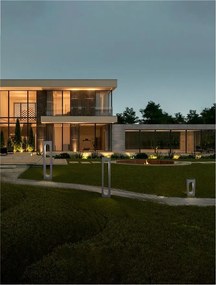 Mini Stalp LED iluminat exterior din beton IP65 STAGE H-35cm