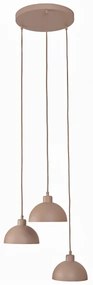 Duolla - Lampă suspendată pe cablu IRONLINE, 3xE27/15W/230V, bej