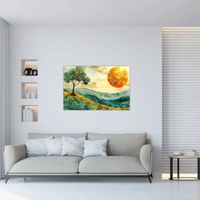 Tablou - Ilustrație peisaj (90x60 cm)