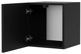 Dulap de perete Brolani BR07 (Negru + lucios negru) . 1106311