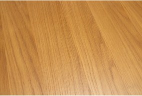 Masă de dining rotundă cu aspect de lemn de stejar ø 128 cm Storm – Zuiver