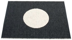 Covor pentru exterior și interior alb-negru 70x90 cm Vera Black – Pappelina