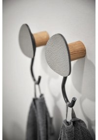 Cârlig gri de montat pe perete din oțel Dot S Bull – LIND DNA