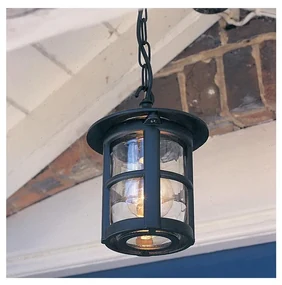 Lustră de exterior HEREFORD 1xE27/100W/230V IP43 Elstead BL21B-BLACK