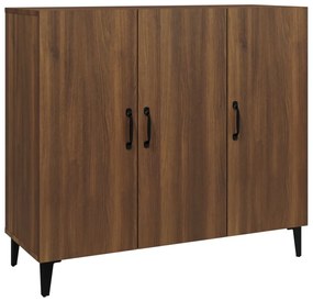 817464 vidaXL Servantă, stejar maro, 90x34x80 cm, lemn compozit