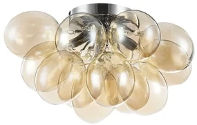 Lustra aplicata / Plafoniera design deosebit diam. 38cm Balbo chihlimbar MYMOD112-04-G