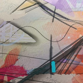 Tablou - Abstract, pasăre (90x60 cm)