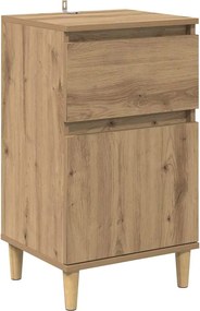 vidaXL Dulap de noapte Stejar Artizanal 40 x 35 x 70 cm Lemn compozit
