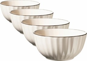 Mäser Set de boluri 4 bucăți OSITA – 12 cm, crem, 12 cm