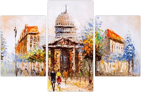 Tablou - Monument de oraș pictat (90x60 cm)