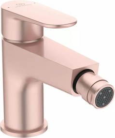 Baterie bideu Ideal Standard Cerafine O rose mat cu ventil Click-Clack