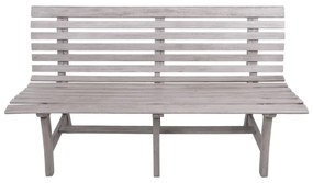 Bancă de grădină gri din lemn masiv Mandalay – Garden Pleasure