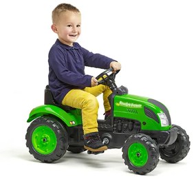 Jucarie pentru copii tractor cu pedale - verde Falk 2057 Country Farmer