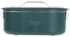 Cutie alimentara electrica Adler AD 4522, 45W, 0.8 L, Pana la 70°C, Recipient din otel inoxidabil, Geanta termica, Verde