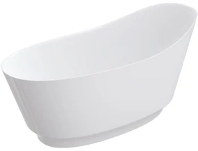 Omnires Neo M+ cada freestanding 158x72 cm ovala alb NEO158SWWBP