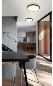 Plafonieră LED Globo 41566-15S NIELSEN LED/15W/230V d. 23 cm negru