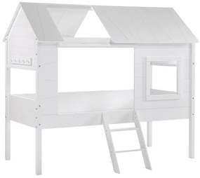 Pat copii Vipack CHARLOTTE 90 X 200 CM ALB