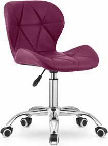OFERTA Scaun de birou visiniu AVOLA din piele ecologica Clasa a II-a