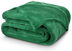 BedTex Pătură din microfibră verde, 150 x 200 cm