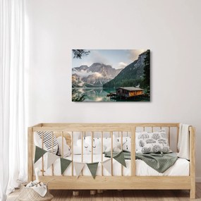 Tablou - Lake Prags (90x60 cm)