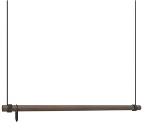 Cuier de perete maro din lemn de stejar 110 cm Swing L – LIND DNA