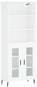 3189333 vidaXL Dulap înalt, alb, 69,5x34x180 cm, lemn compozit