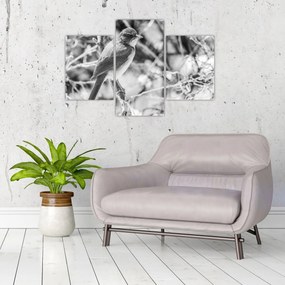 Tablou - Bluebird în timpul iernii (90x60 cm)