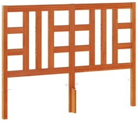 844190 vidaXL Tăblie de pat, maro ceruit, 135 cm, lemn masiv de pin