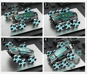 Masinuta cu telecomanda, cu 6 roti