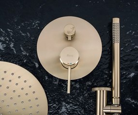 Set de dus incastrat Rea Lungo Grip auriu periat + BOX