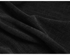 Canapea modulară neagră 240 cm Martina – Micadoni Home