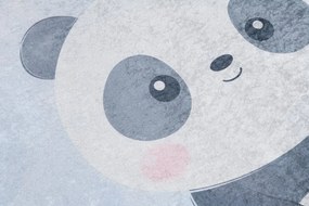 Covor pentru copii cu un panda drăguț pe un nor Lăţime: 160 cm | Lungime: 220 cm