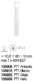 Stalp modern de exterior cu protectie IP44 PULSAR PT1 ANTRACITE 135908