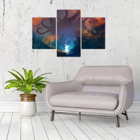 Tablou - Vrăjitorul magicean (90x60 cm)