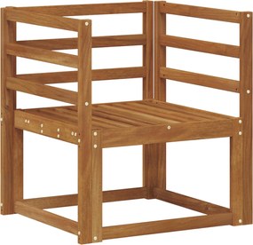 vidaXL Canapea de exterior Lemn Solid de Acacia natural
