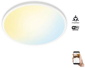 WiZ - Lampă LED plafon SUPERSLIM dimabilă LED/32W/230V alb Wi-Fi