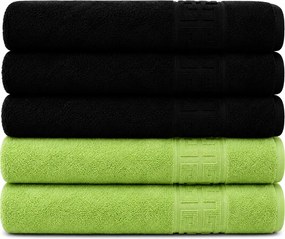 Set 5 Prosoape Premium, 100% Bumbac, Absorbante și Pufoase